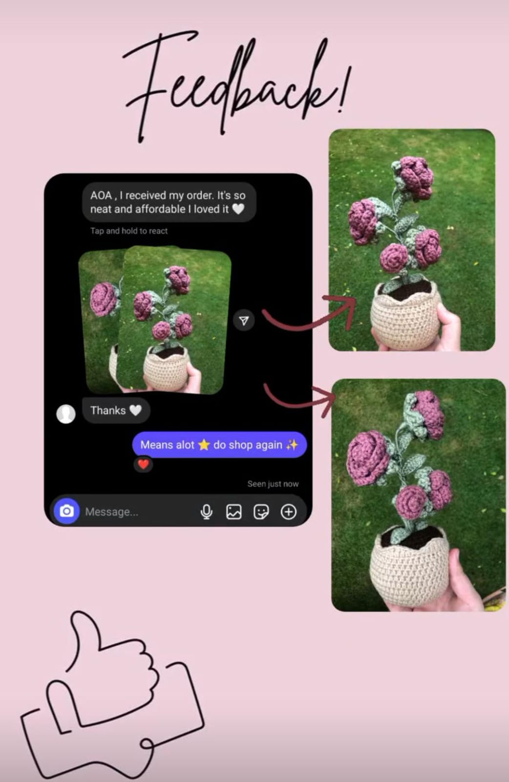 Customer Review - Rose Bouquet